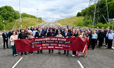 Parkside Link Road unveiling