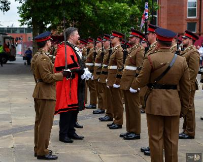 Freedom of the Borough Duke of Lancaster Parade 01