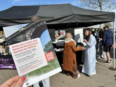 Public consultation event held in Newton-le-Willows, St Helens