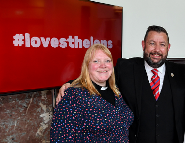 Leader with Rev Shuttleworth