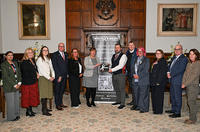 White Ribbon Cabinet