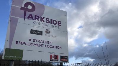 Parkside sign Parkside sign
