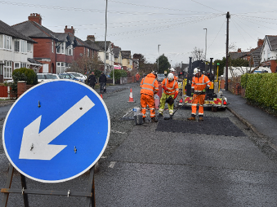 Pothole repairs NLW Pothole repairs NLW