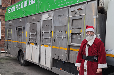 Recycling Driver Christmas