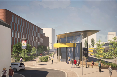 St Helens Transport Interchange CGI