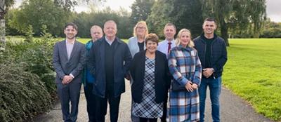Members of the Town Centre East and Fingerpost Neighbourhood Board in Nanny Goat Park